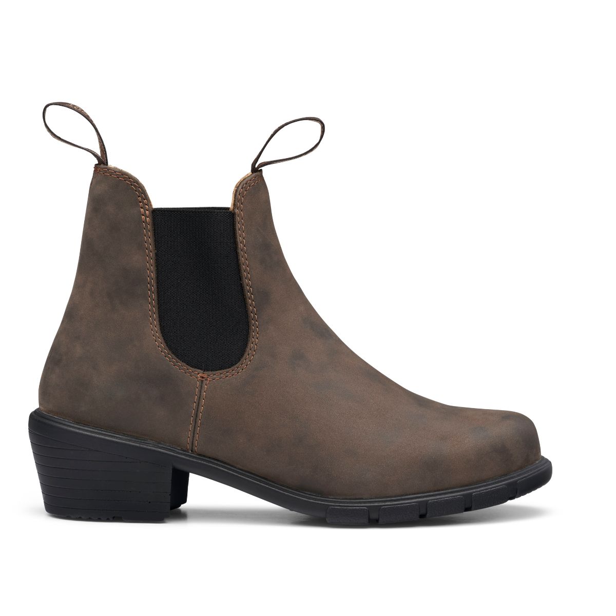 1677 - Women's Heel Boot in Rustic Brown
