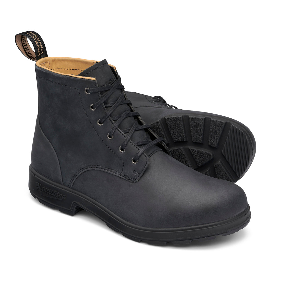 1936 - Original Lace Up Unisex boot in Rustic Black