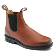 Blundstone 2244 Chisel Toe Dress Boot in Cognac featuring premium leather, square toe design, steel shank, removable PORON® XRD® footbed, and leather lining. Style 2244