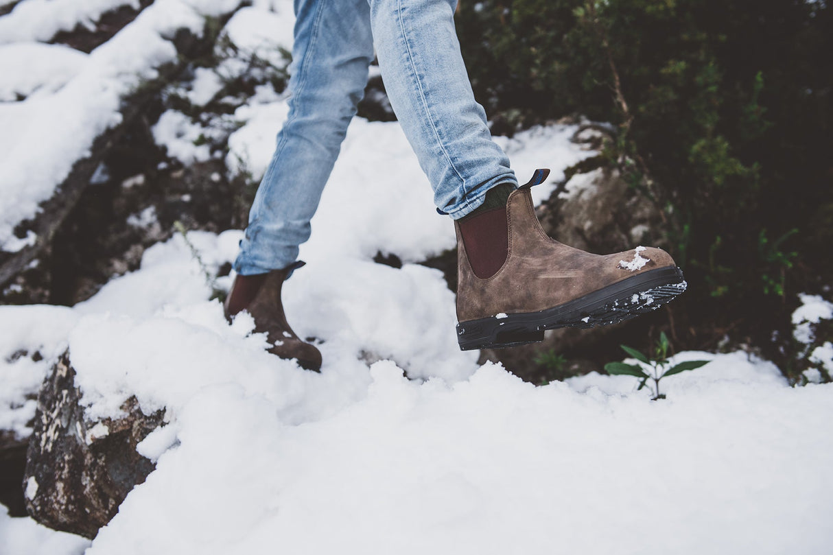 Blundstone 584 Winter Unisex Waterproof Rustic Brown Boot