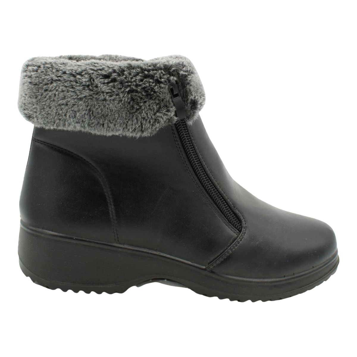 Women's Side Zip Wedge Boot