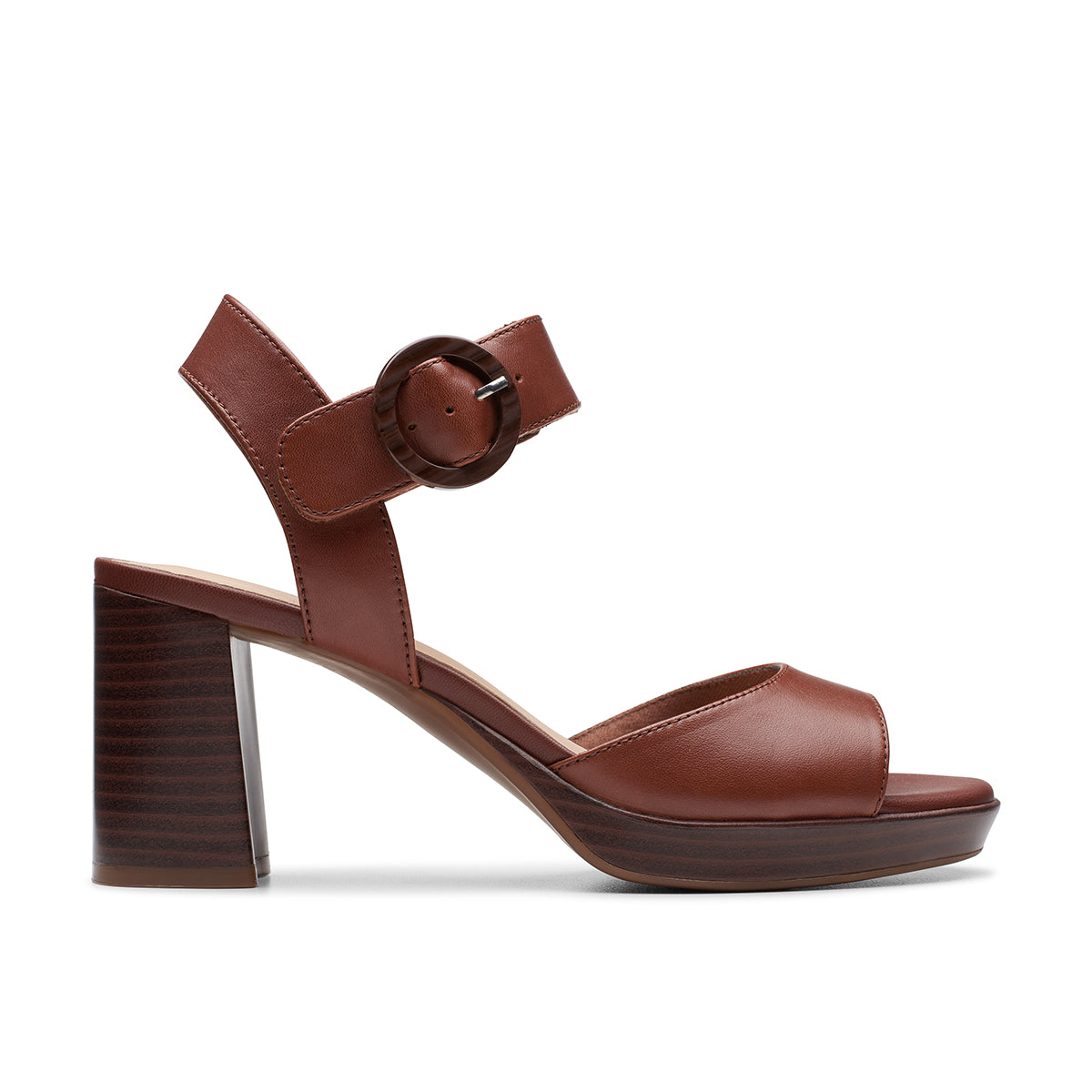 Clarks Ambyrlyn Ruby Women's Block Heel in Brown