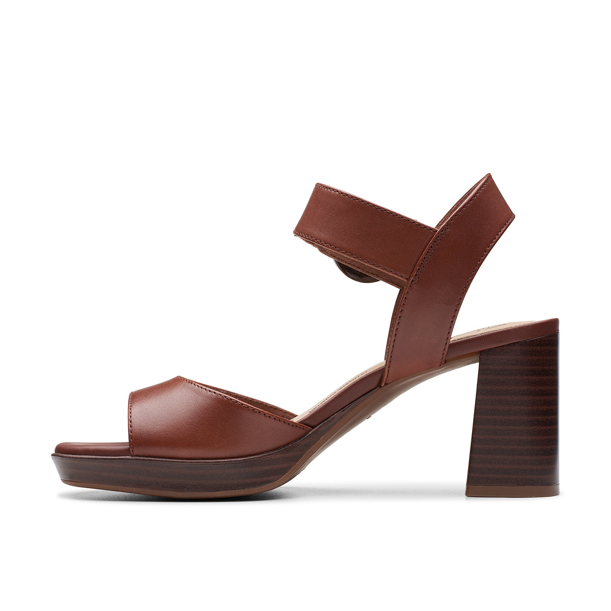 Clarks Ambyrlyn Ruby Women's Block Heel in Brown