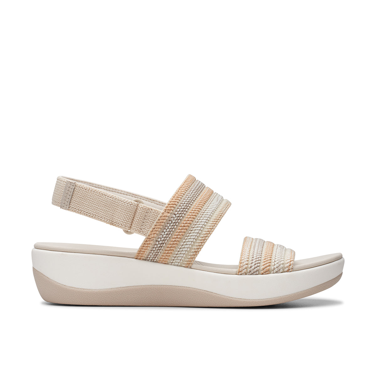 Clarks Arla Stroll Flat Women's Sandals in Beige