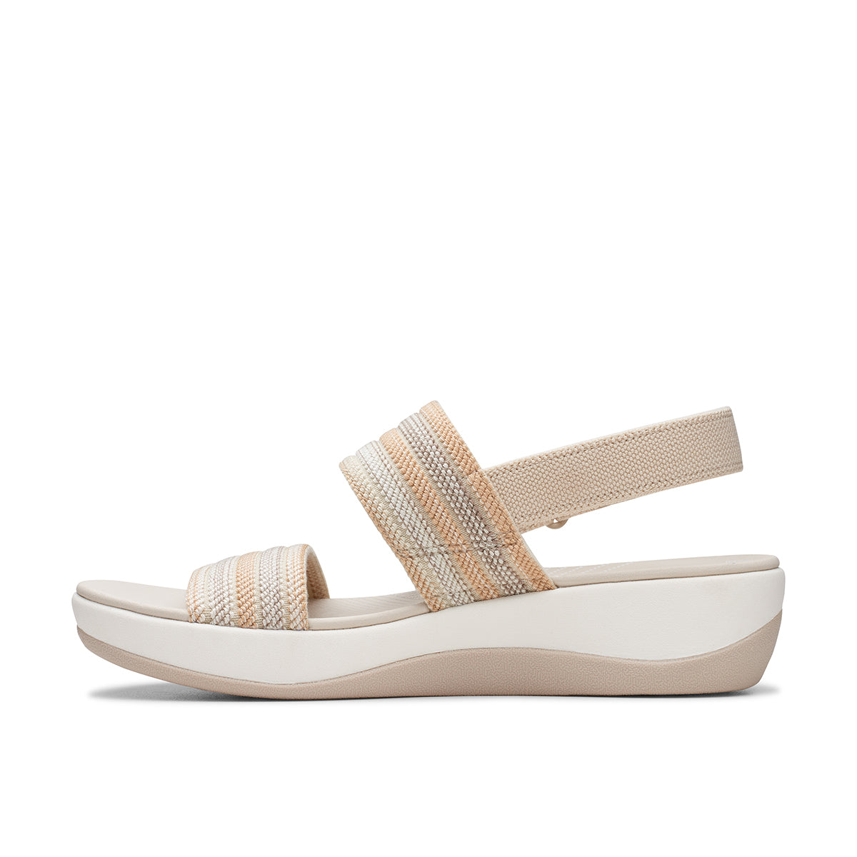Clarks Arla Stroll Flat Women's Sandals in Beige