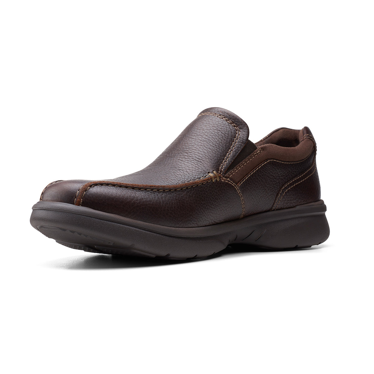 Clarks Men's Bradley Step Casual Slip ON in Brown