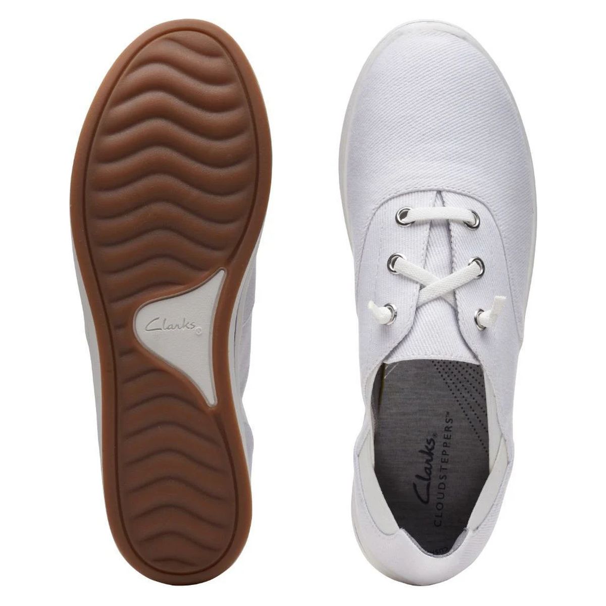 Clarks Breeze Ave Women's Walking Shoe - White