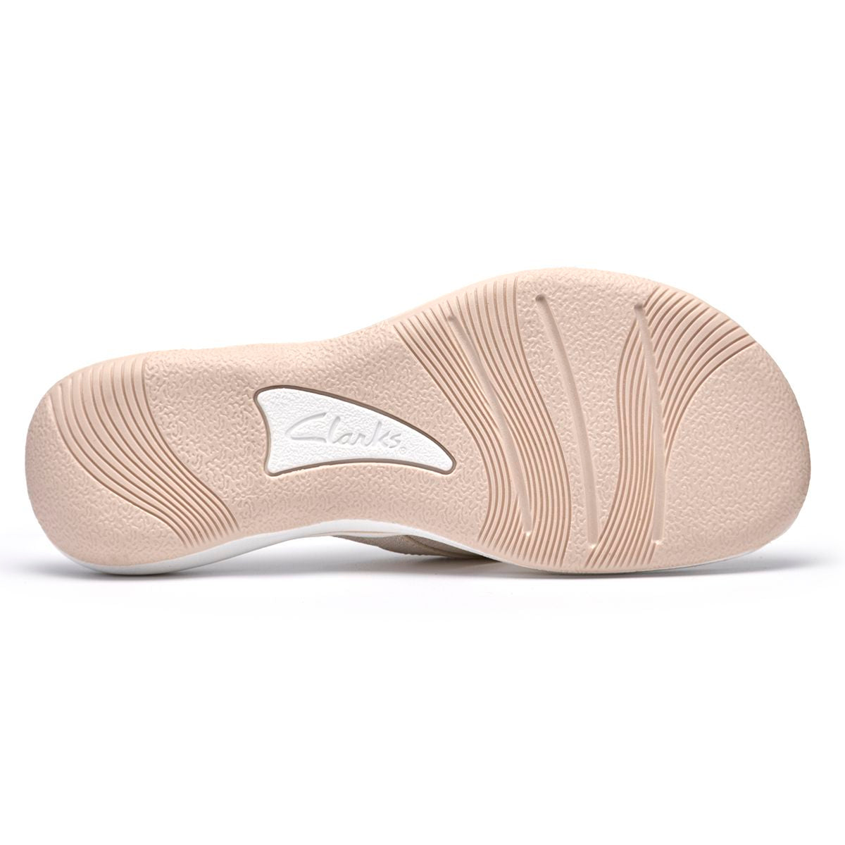 Clarks Breeze Sea Women's Thong Sandals in Soft Gold