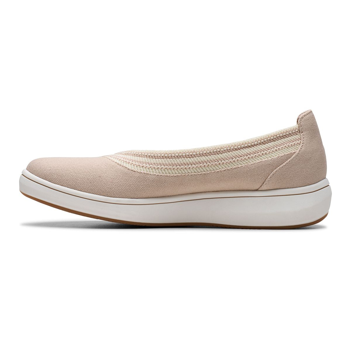 Clarks Women's Breezesky Air Slip On Shoes in Sand