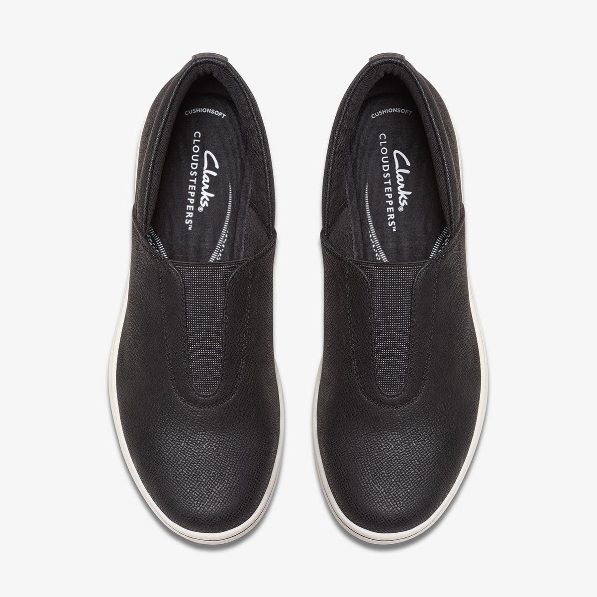 Clarks BreezeSky Ria Women's Sneaker in Black/White