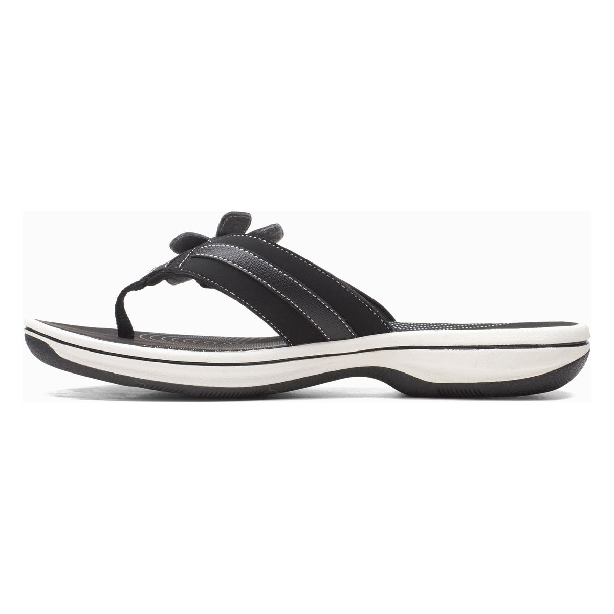 Brinkley Flora Women's Thong Sandals in Black