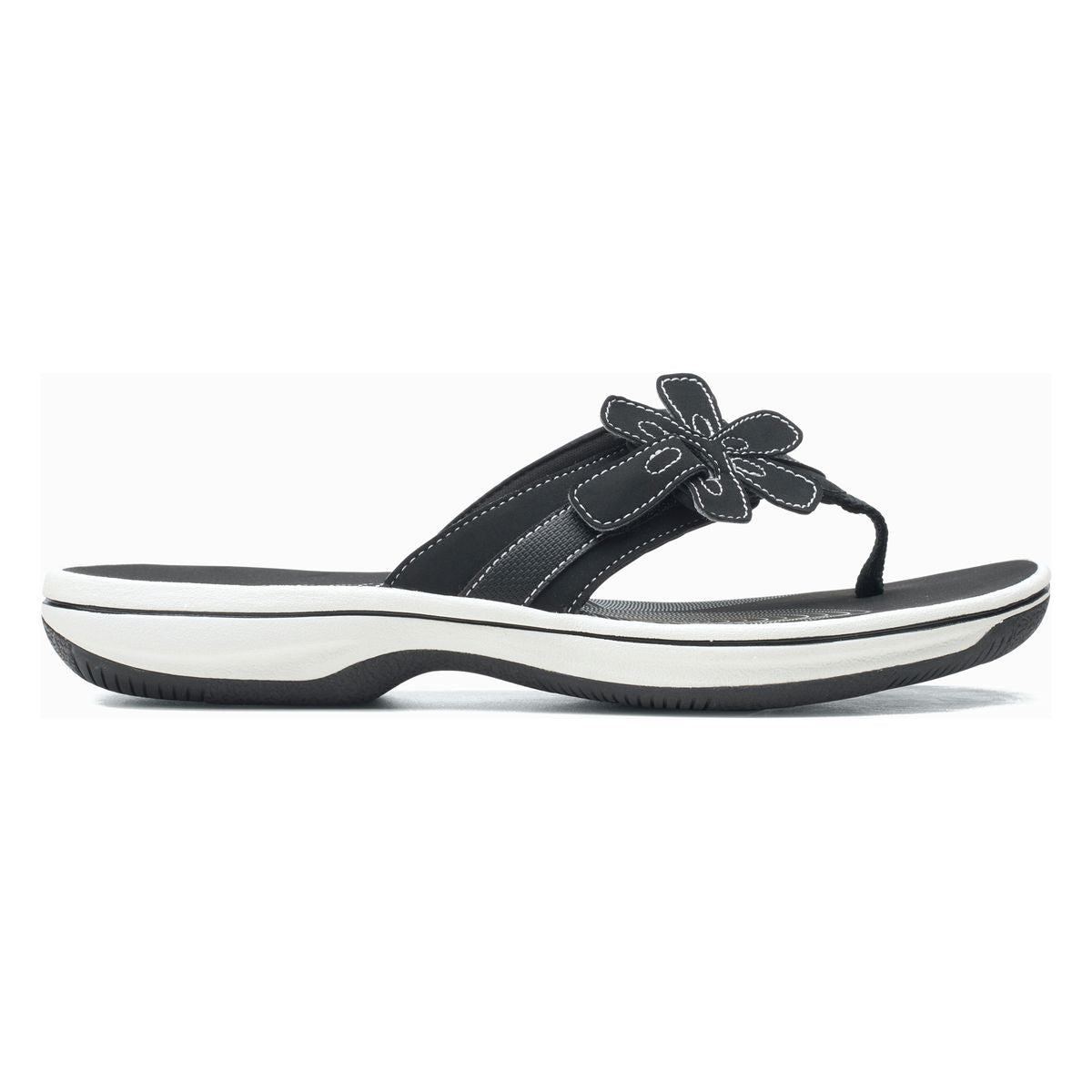Brinkley Flora Women's Thong Sandals in Black
