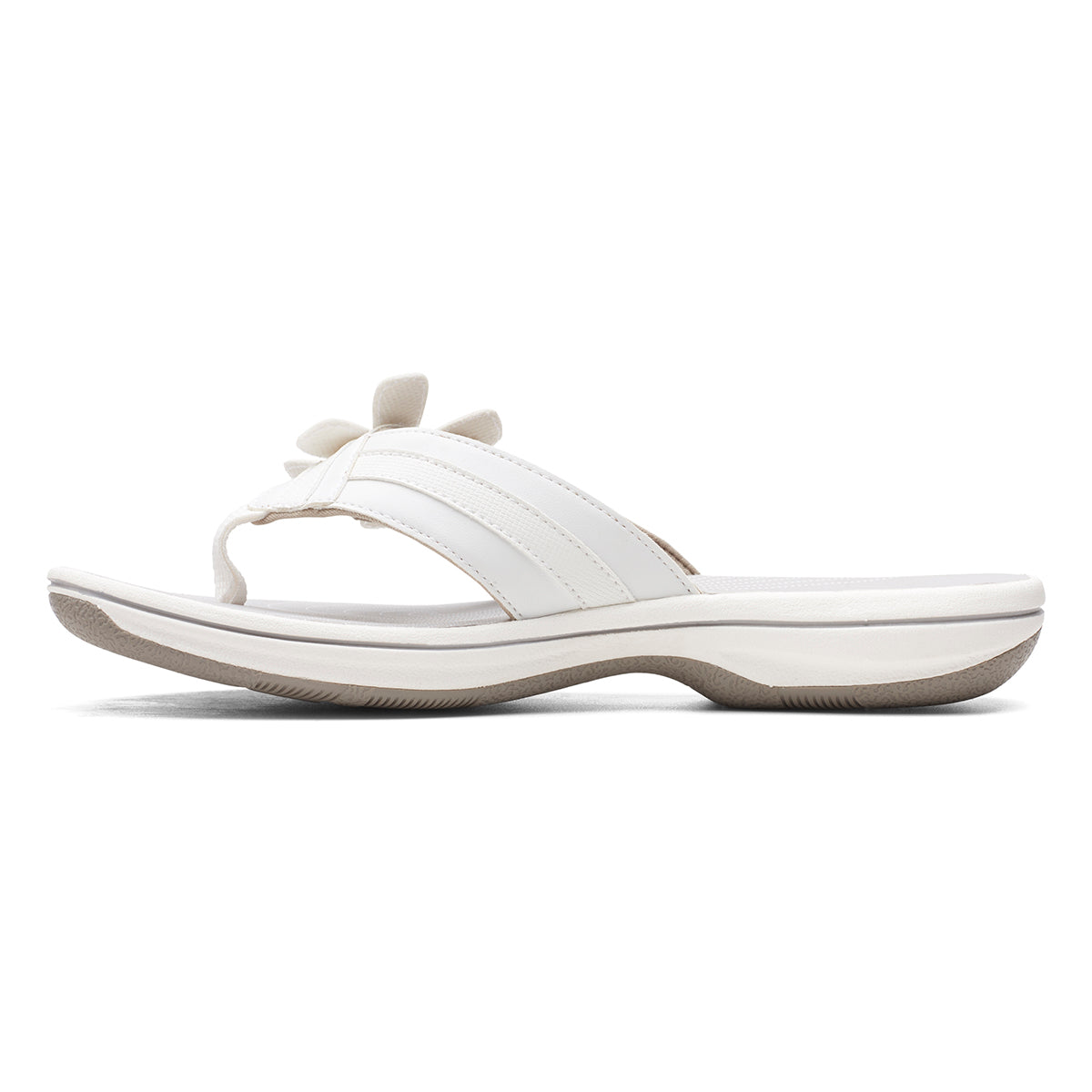 Brinkley Flora Women's Thong Sandals in White