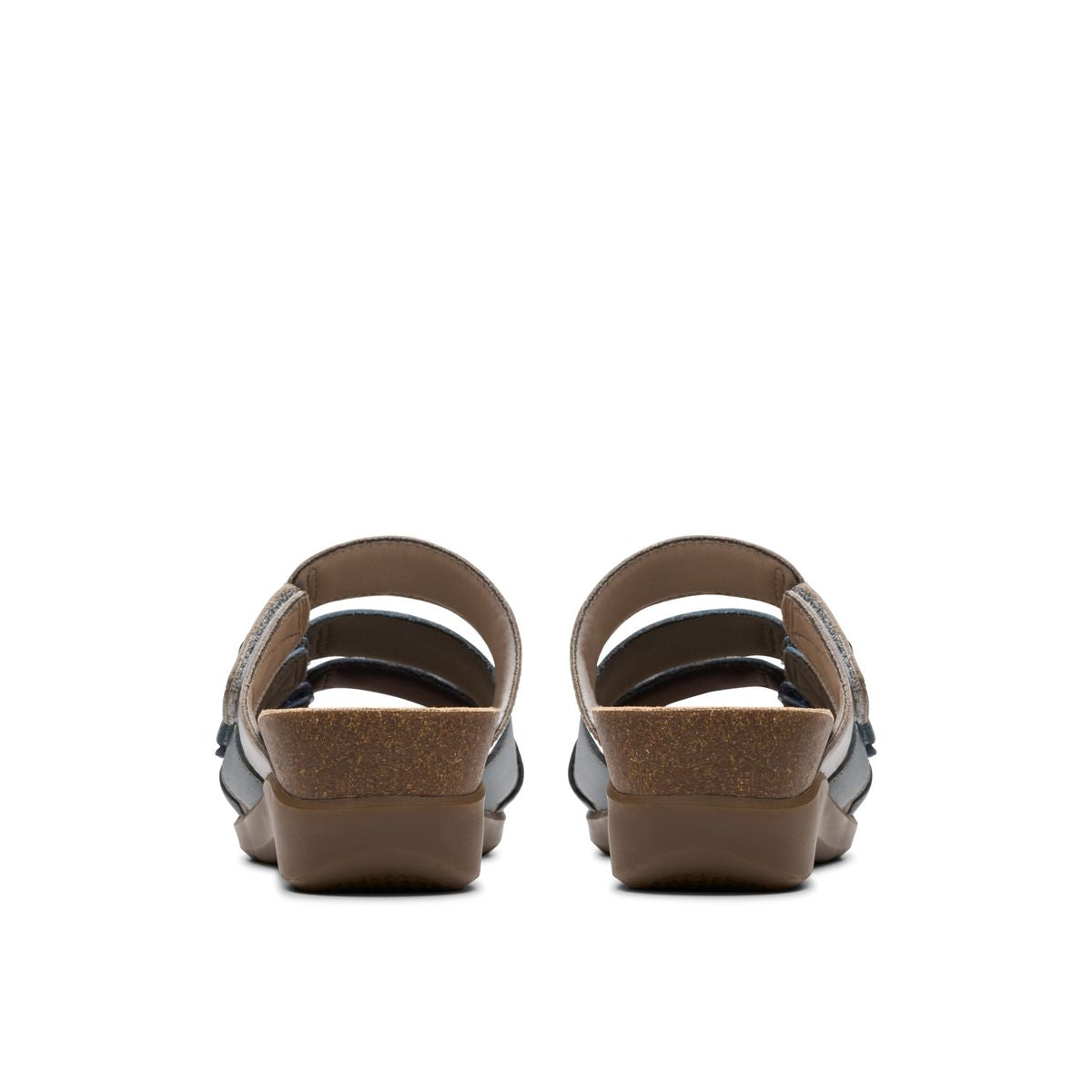 Clarks Calenne Lily Women’s Leather Sandals in Navy