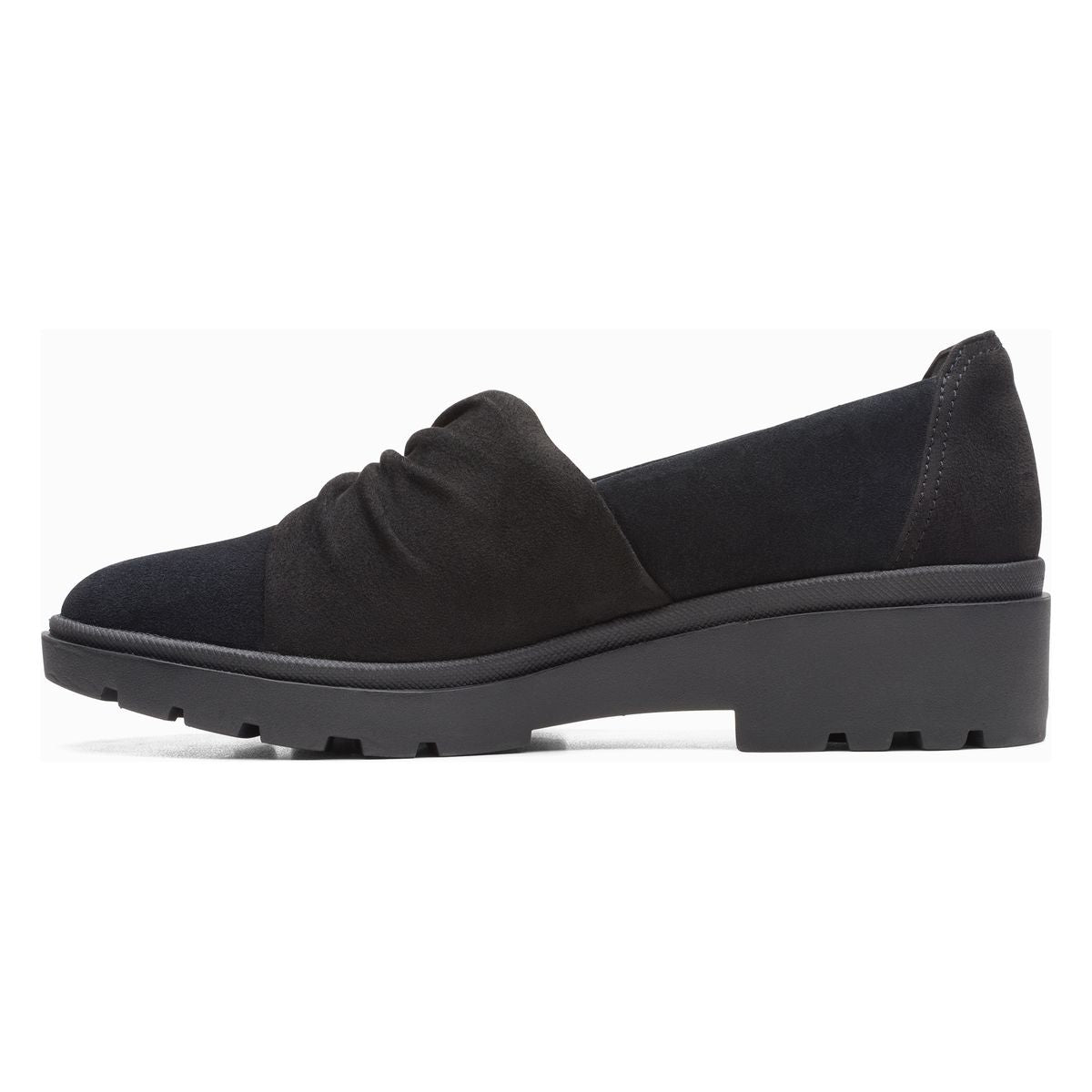 Clarks Calla Style Slip On Women's Loafer in Black