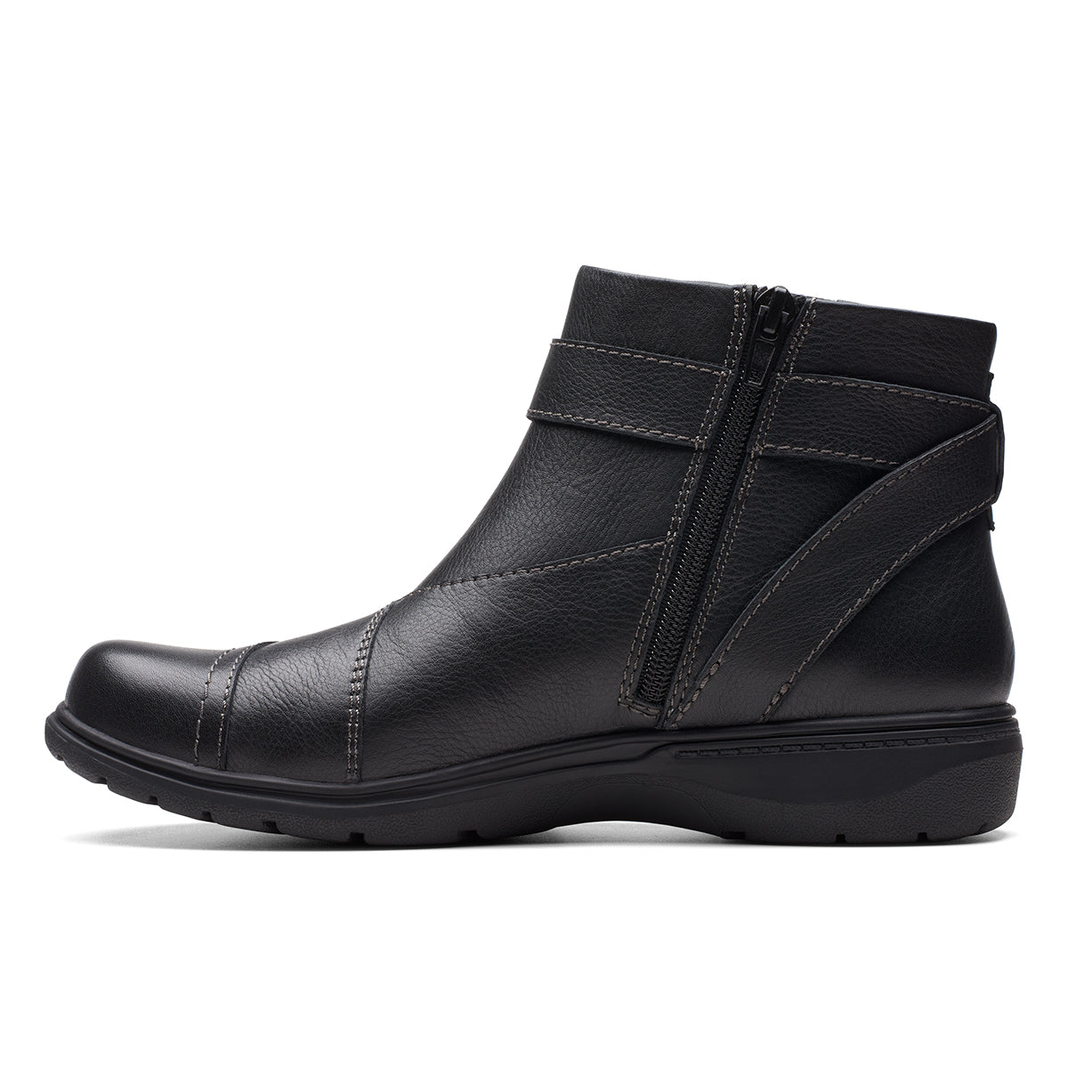Clarks Carleigh Dalia Women's Ankle Boot in Black Nubuck