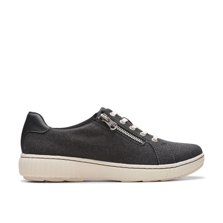 Clarks Caroline Echo Black, Cushioned breathable Casual Women's Sneakers. Style #26178062