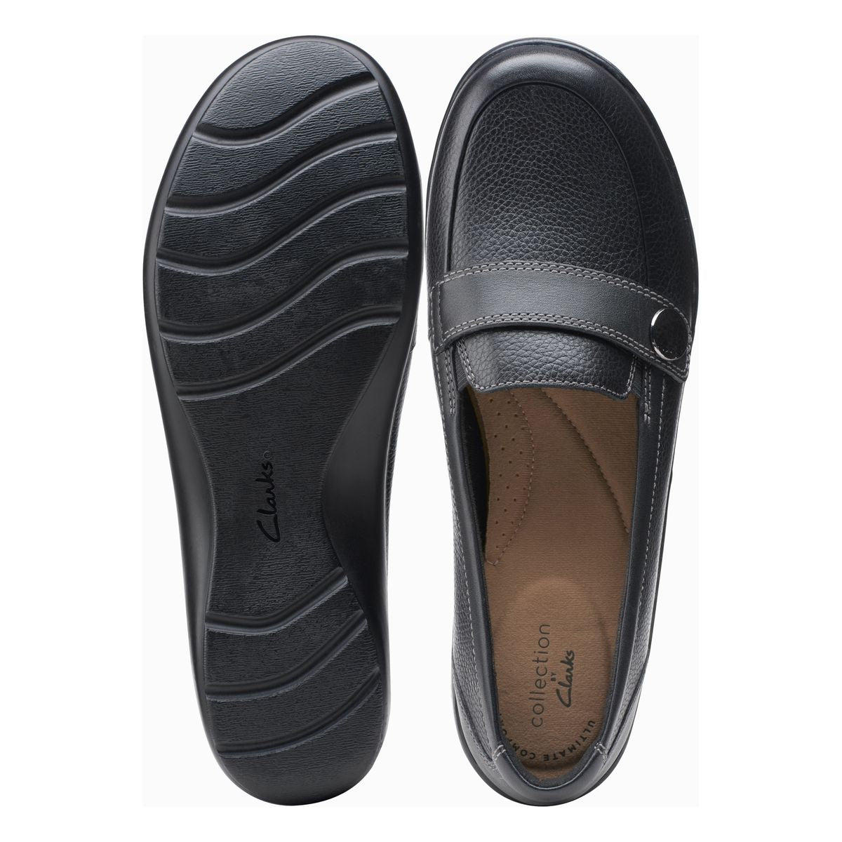 Clarks Cora Daisy Women's Loafer in Black