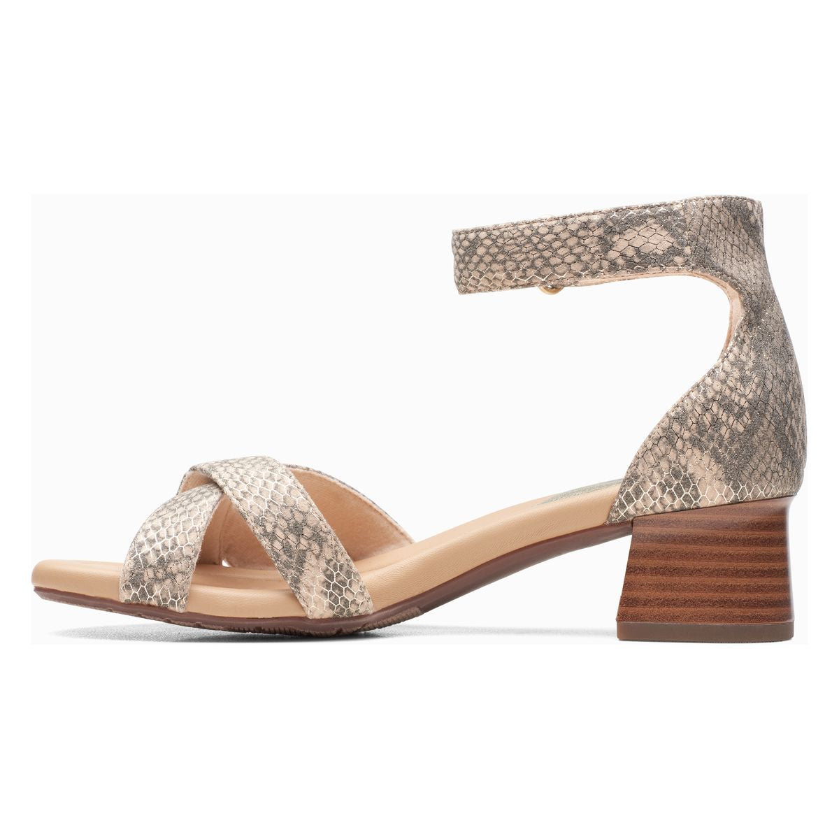 Clarks Desirae Lily Heeled Women's Sandal in Beige