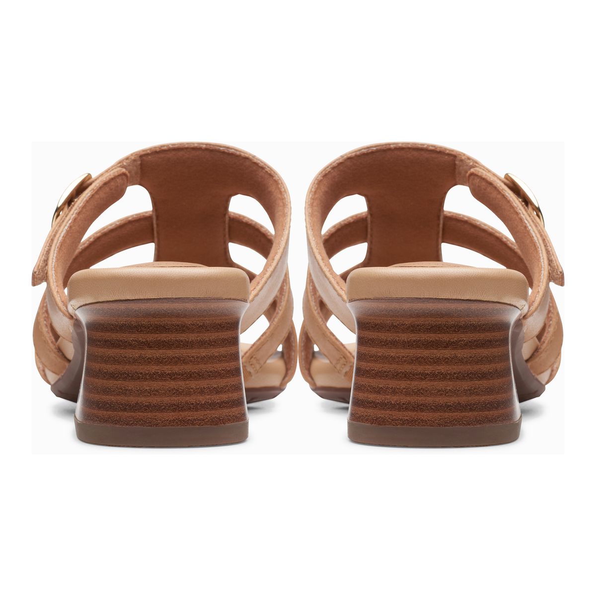 Clarks Desirae Palm Casual Women's Sandal in Tan