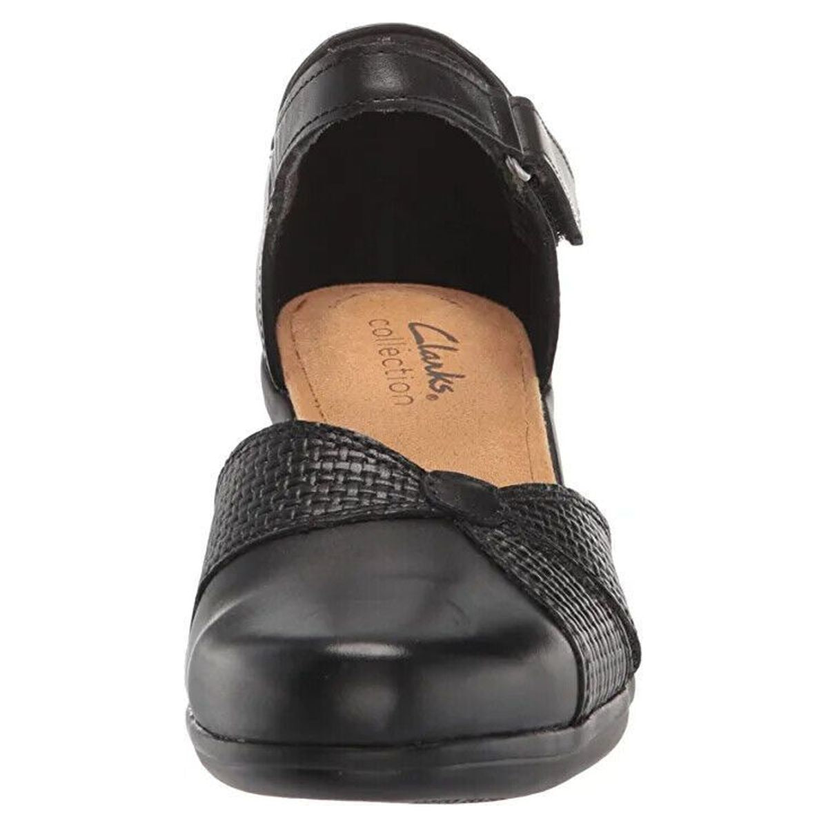 Clarks Emily Rae Leather Pump in Black