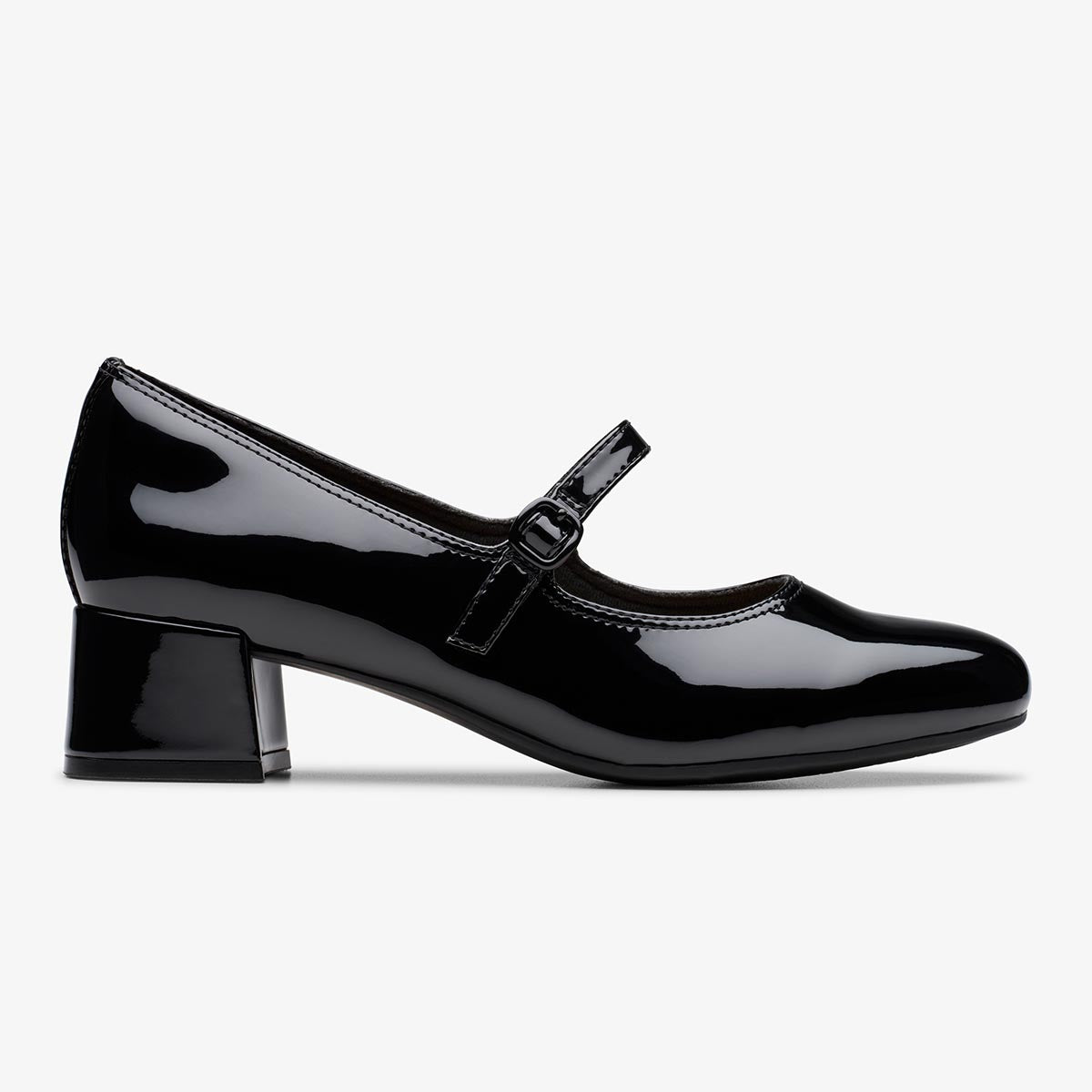 Clarks Women's Iridessa Rae in Black Patent