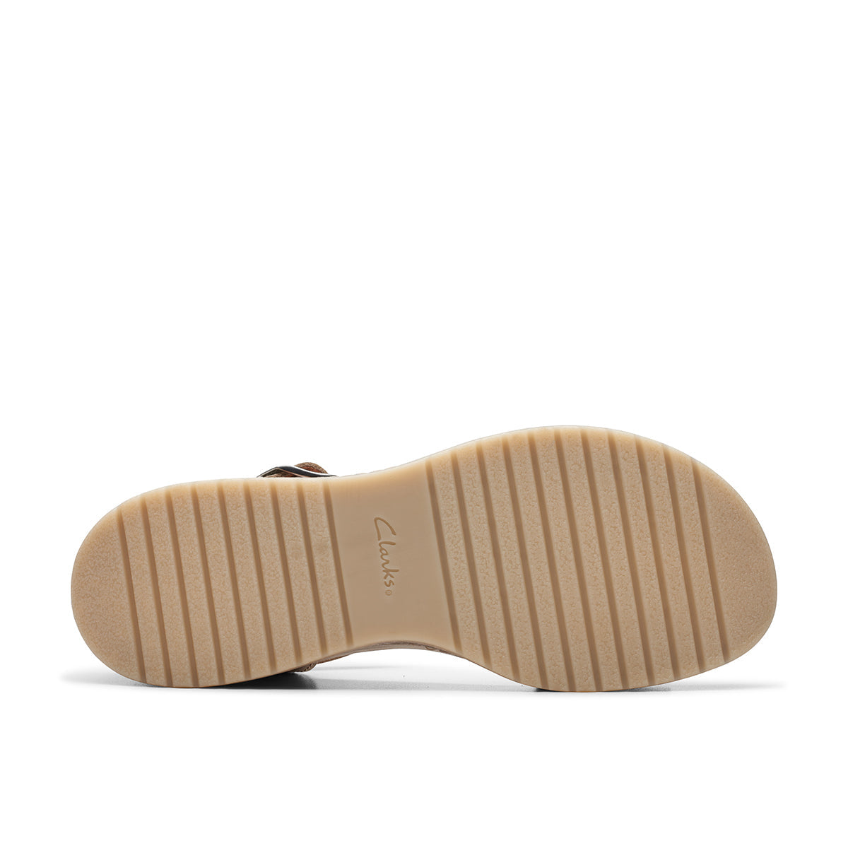 Clarks Kassanda Lily Women's Wedge Sandal in Stone