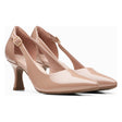 Clarks Kataleyna Rae Women's Dress Heel in Pralin, strappy sleek tan heels, buckle closure, Style #26171230