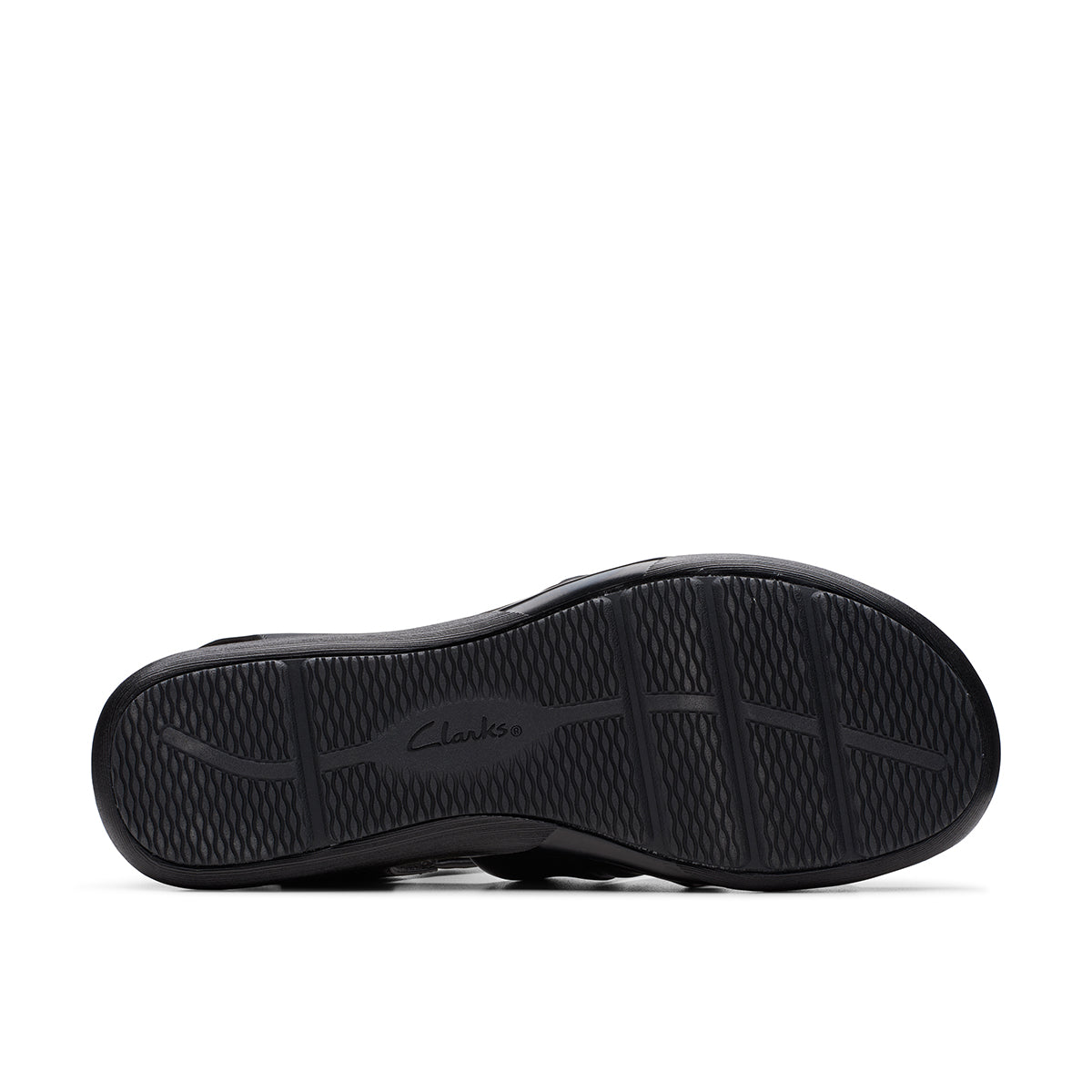 Clarks Kitly Ave Flat Women's Sandals in Black