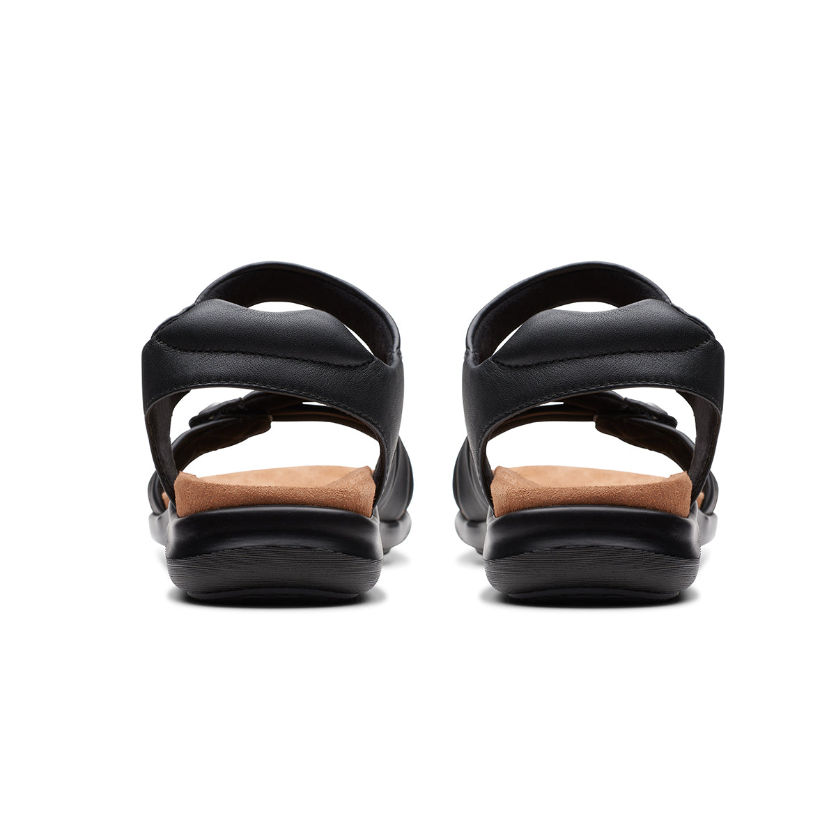 Clarks Kitly Ave Flat Women's Sandals in Black