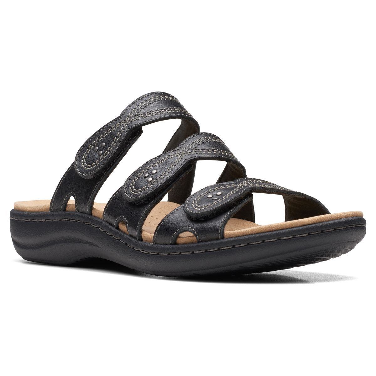 Clarks Laurieann Ayla Flat Women's Sandals, Comfortable slip on summer shoes Style #2617124