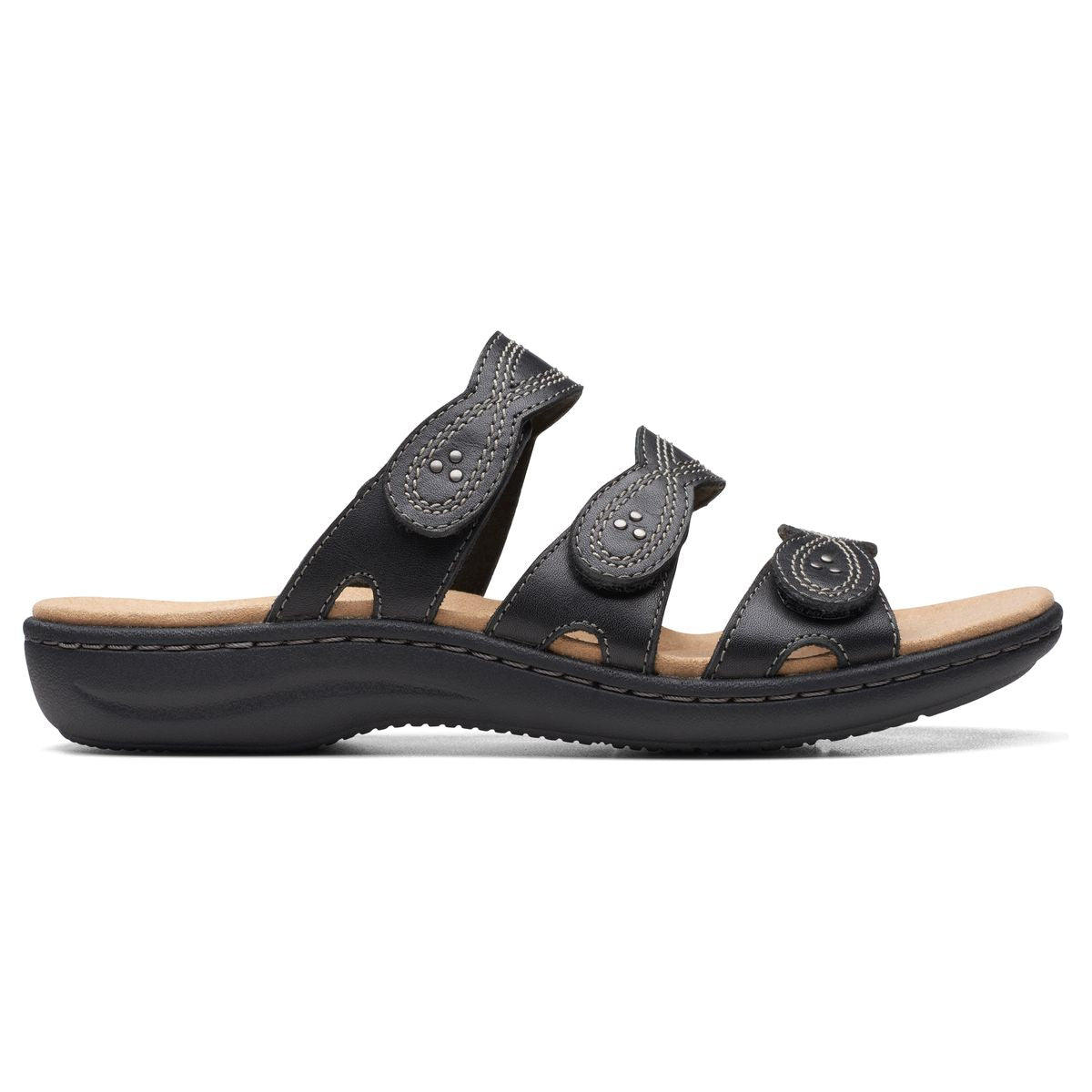 Clarks Laurieann Ayla Flat Women's Sandals in Black
