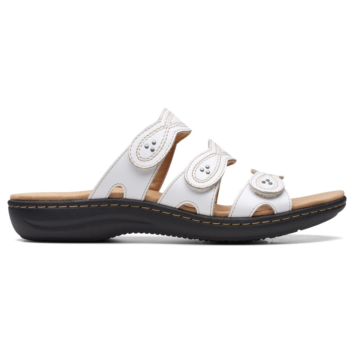 Clarks Laurieann Ayla Women's Flat Sandals in White
