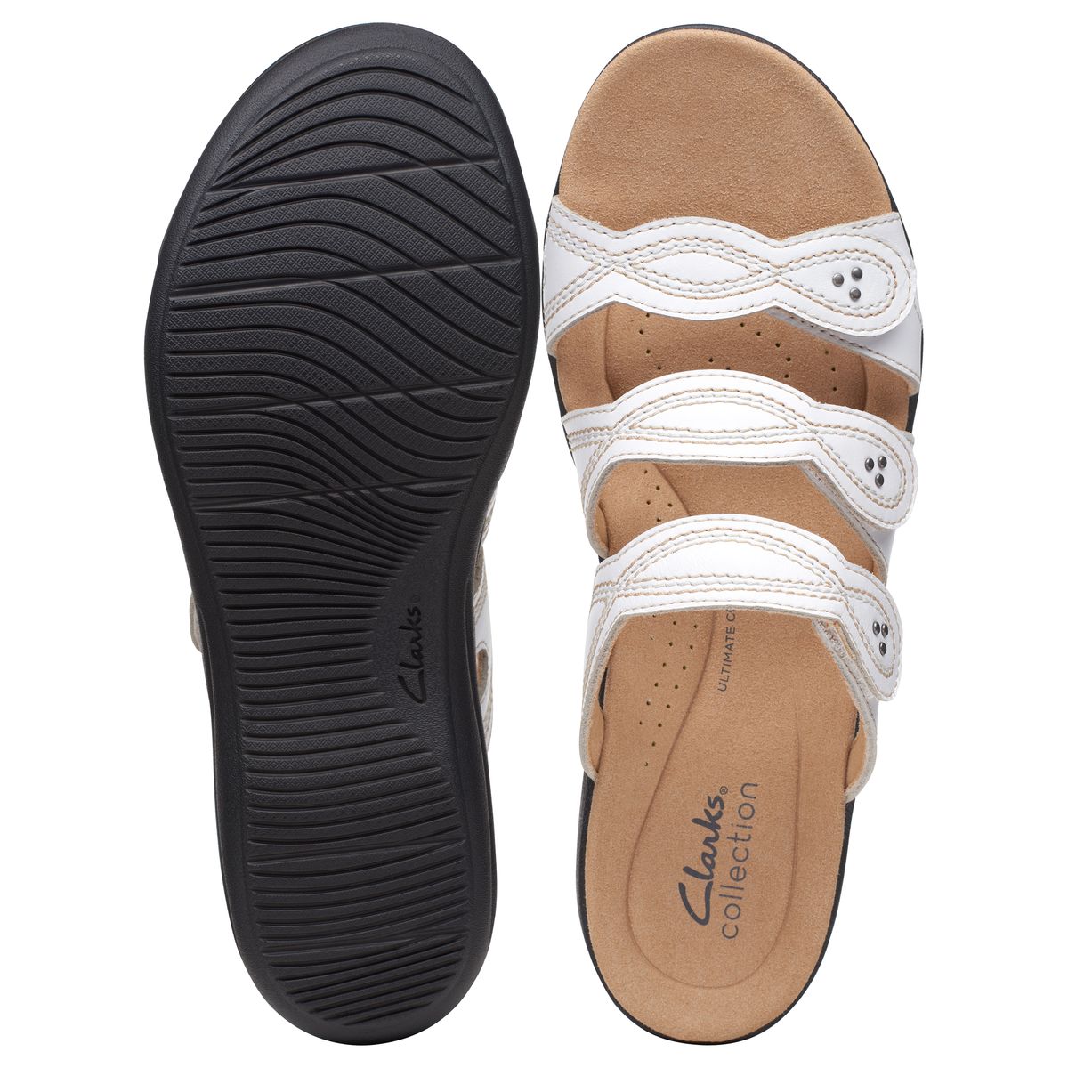 Clarks Laurieann Ayla Women's Flat Sandals in White