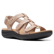 Clarks Laurieann Women's Velcro Sandals in Sand, Velcro closure comfortable walking sandal Style #26171269