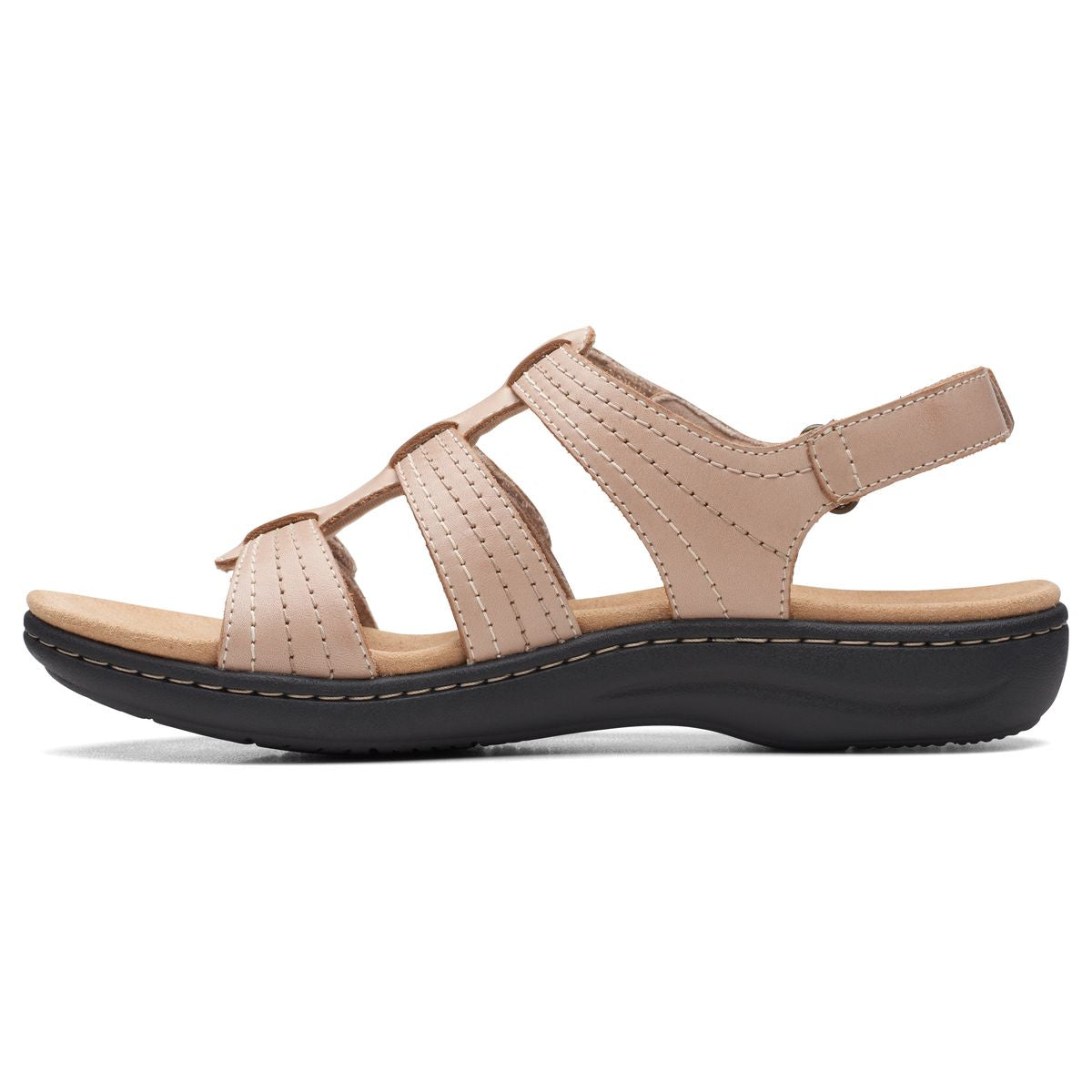 Clarks Laurieann Women's Velcro Sandals in Sand