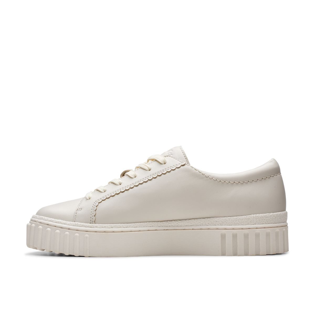 Clarks Mayhill Women's Walk Sneakers in Off White