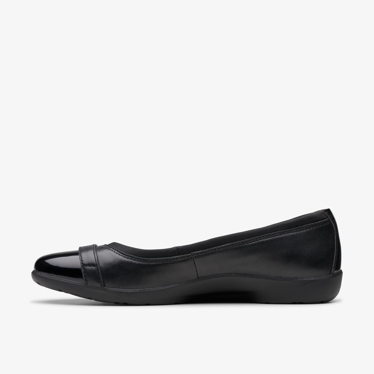 Clarks Meadow Rose Women's Ballet Flats in Black