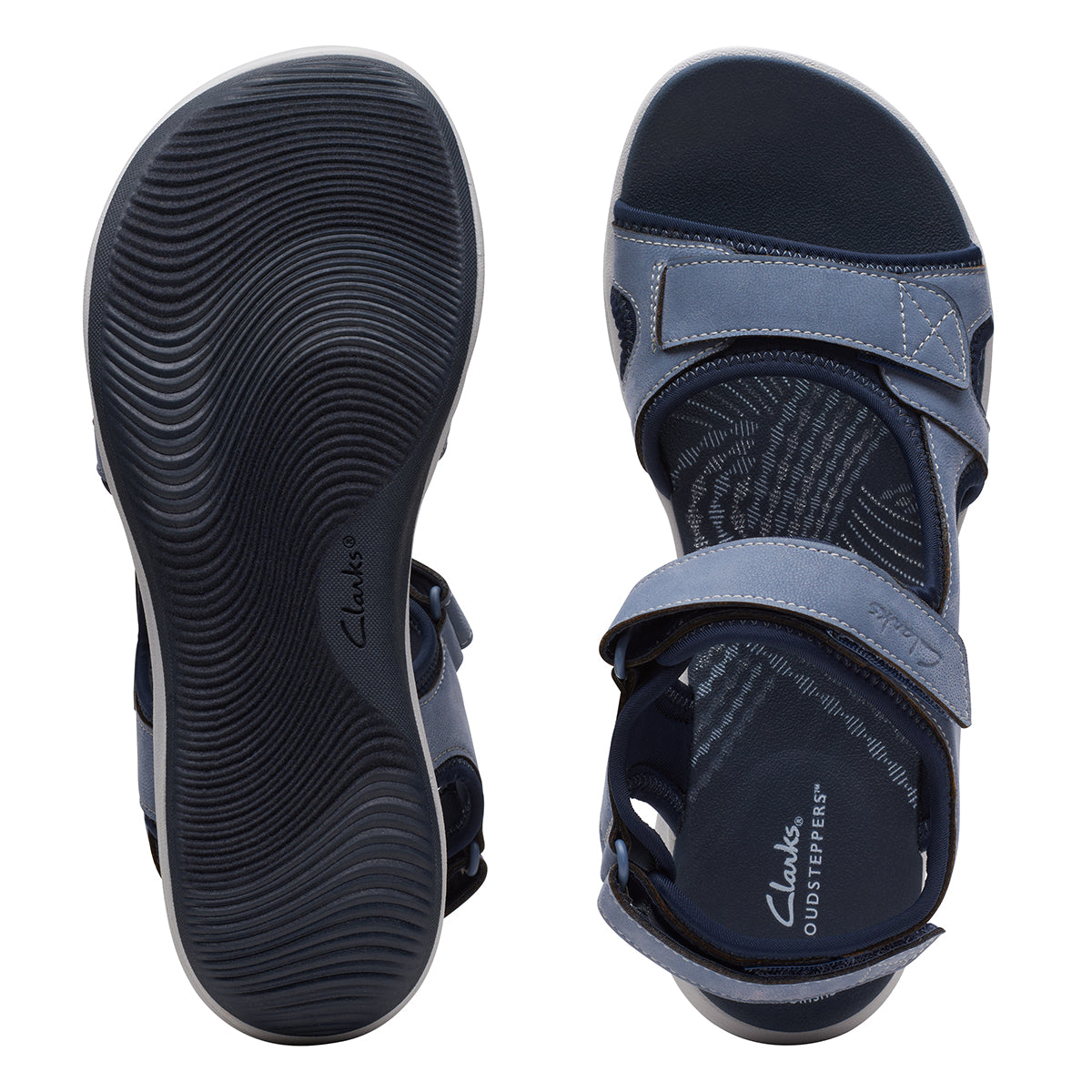 Clarks Mira Bay Women's Strappy Sandals in Denim Blue