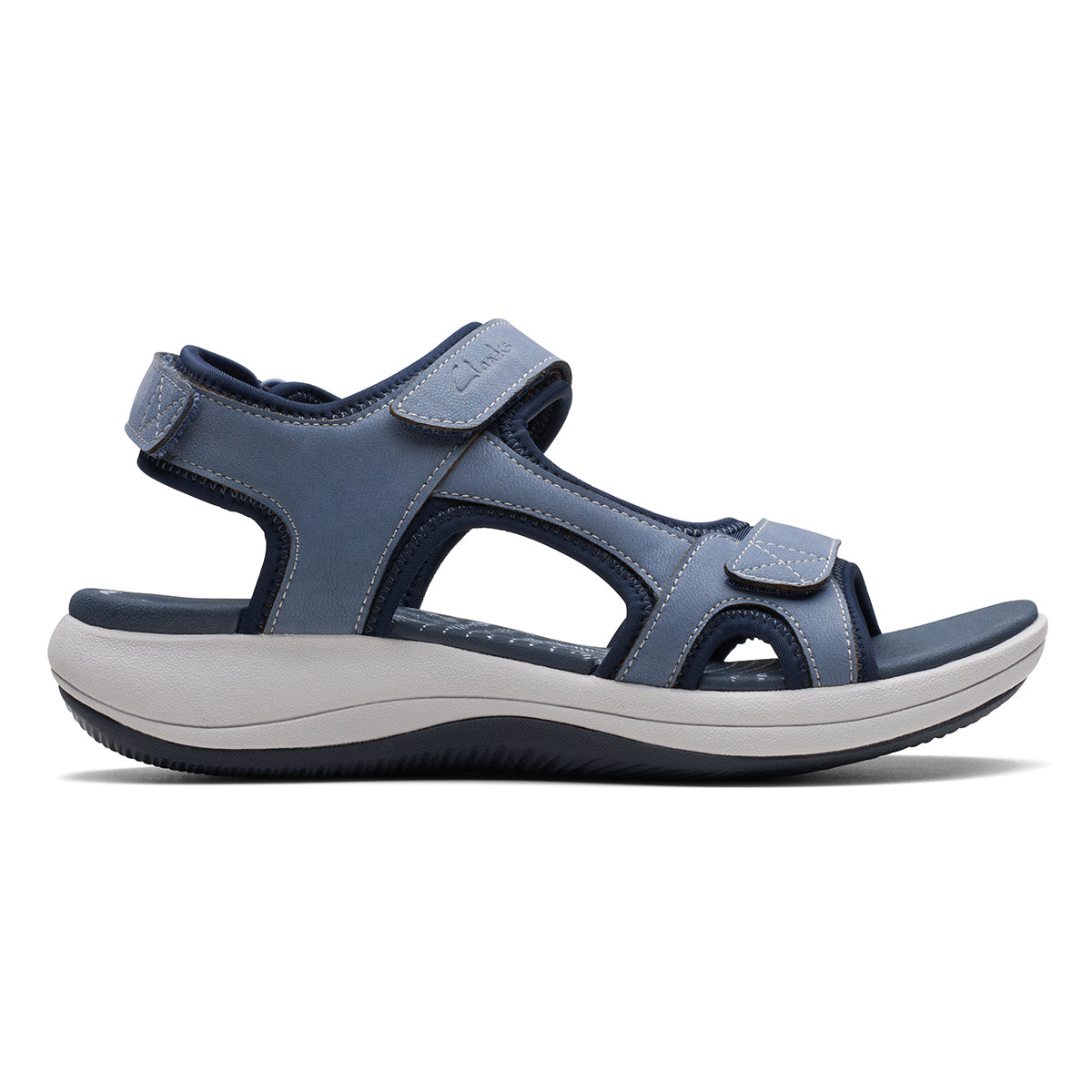 Clarks Mira Bay Women's Strappy Sandals in Denim Blue