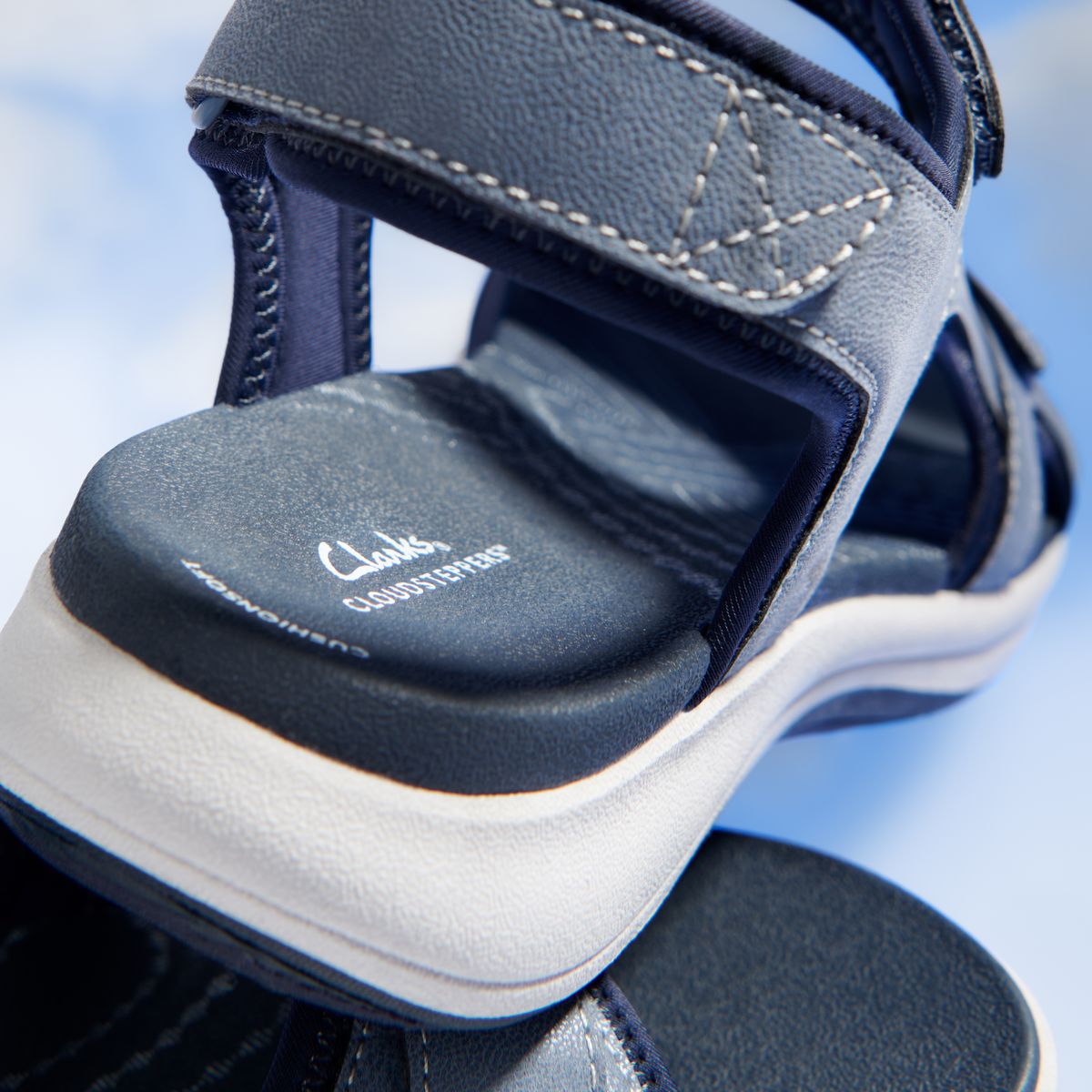 Clarks Mira Bay Women's Strappy Sandals in Denim Blue