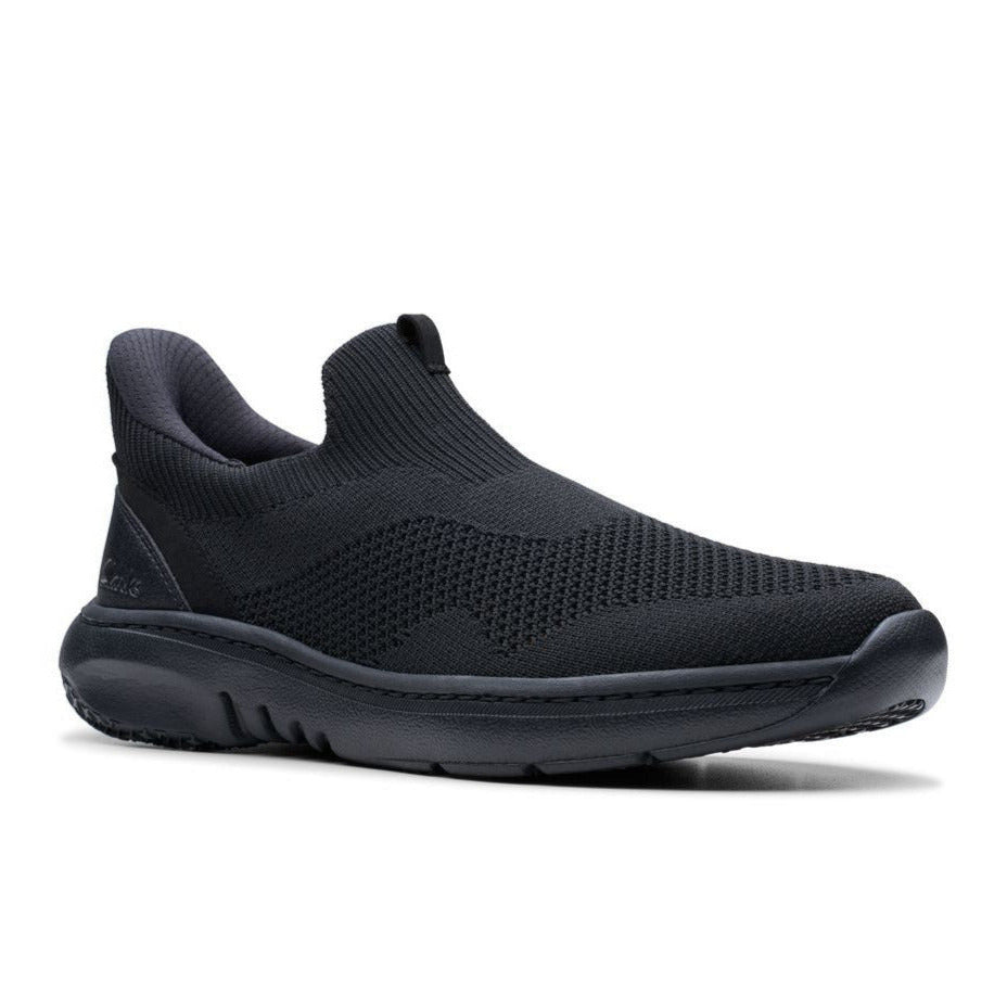 Clarks Pro Free Men's Slip On in Black, fabric textile comfortable shoe, Style #26181625