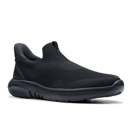 Clarks Pro Free Men's Slip On in Black, fabric textile comfortable shoe, Style #26181625