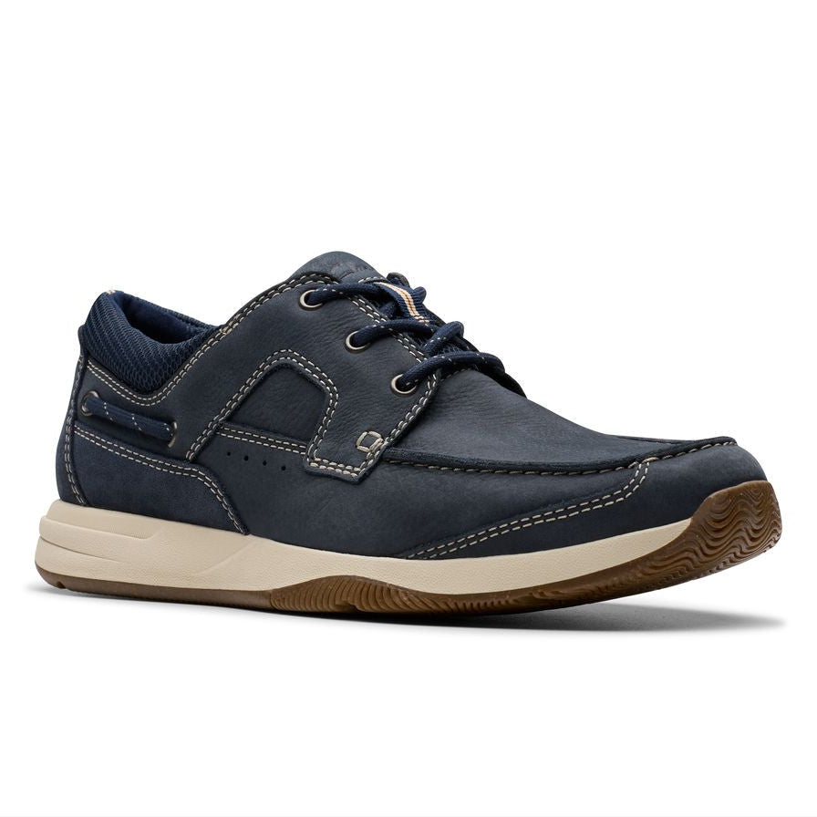 Clarks Sailview Lace Men's Casual Shoe in Navy