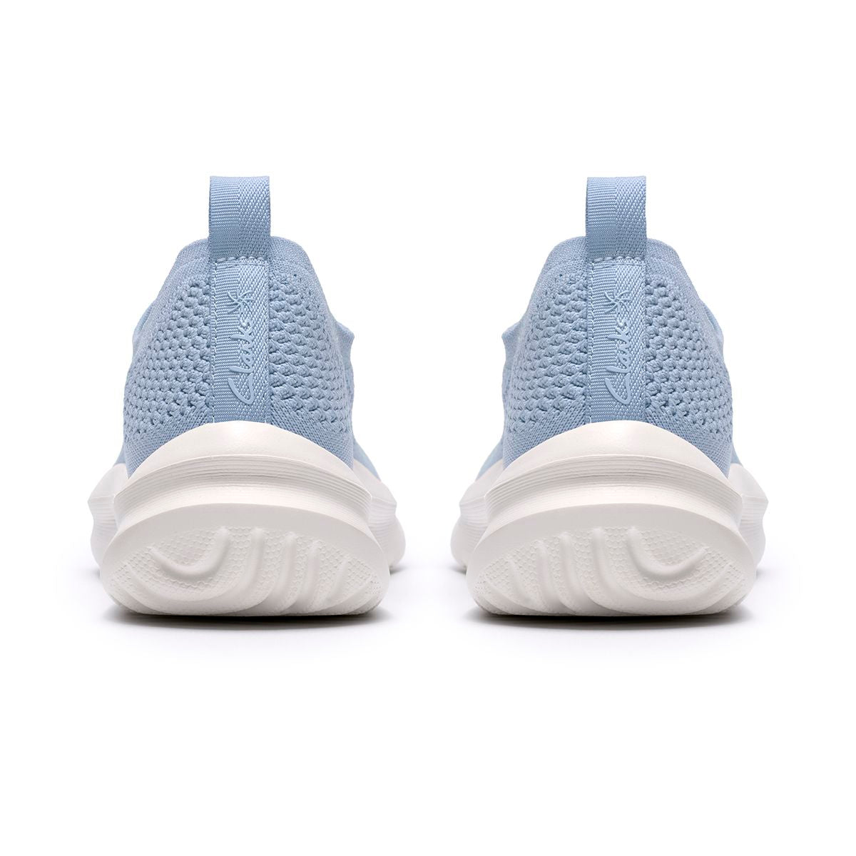 Clarks Solevana Knit Women's Sneaker in Light Blue