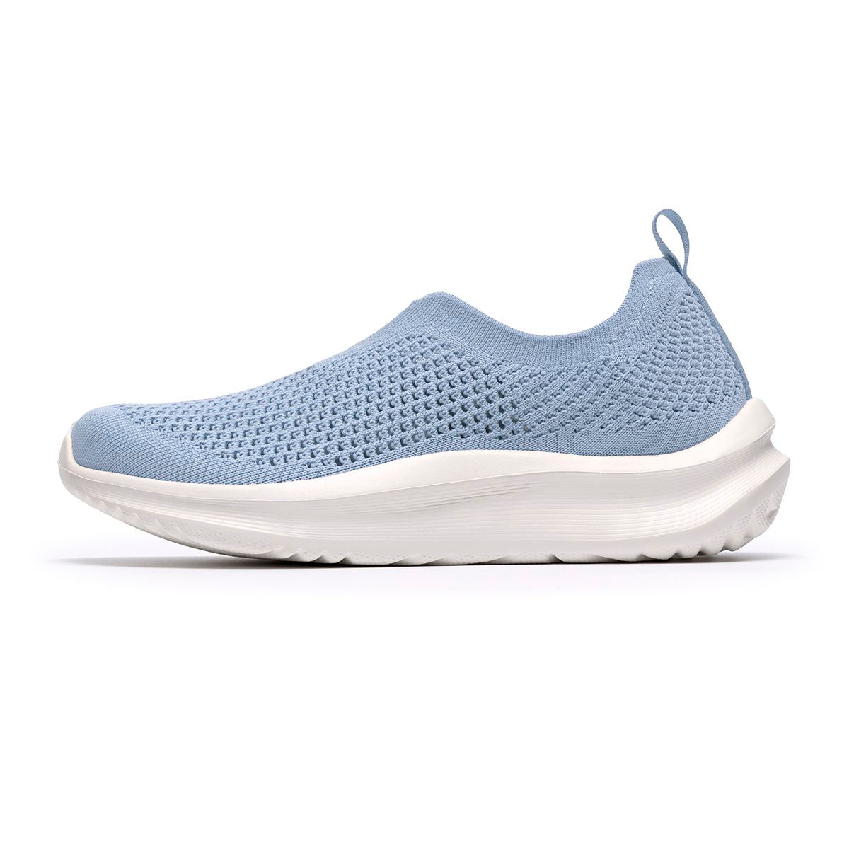Clarks Solevana Knit Women's Sneaker in Light Blue