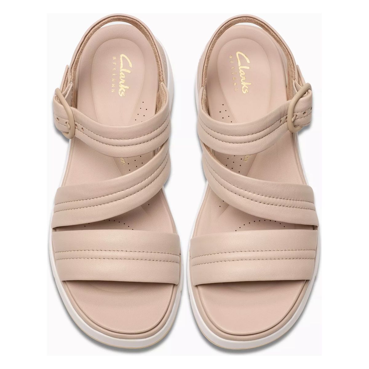 Clarks Tuscan Women's Strap Sandal in Beige