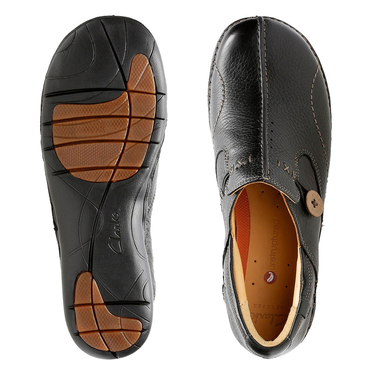Women's Un Loop Black Slip Ons