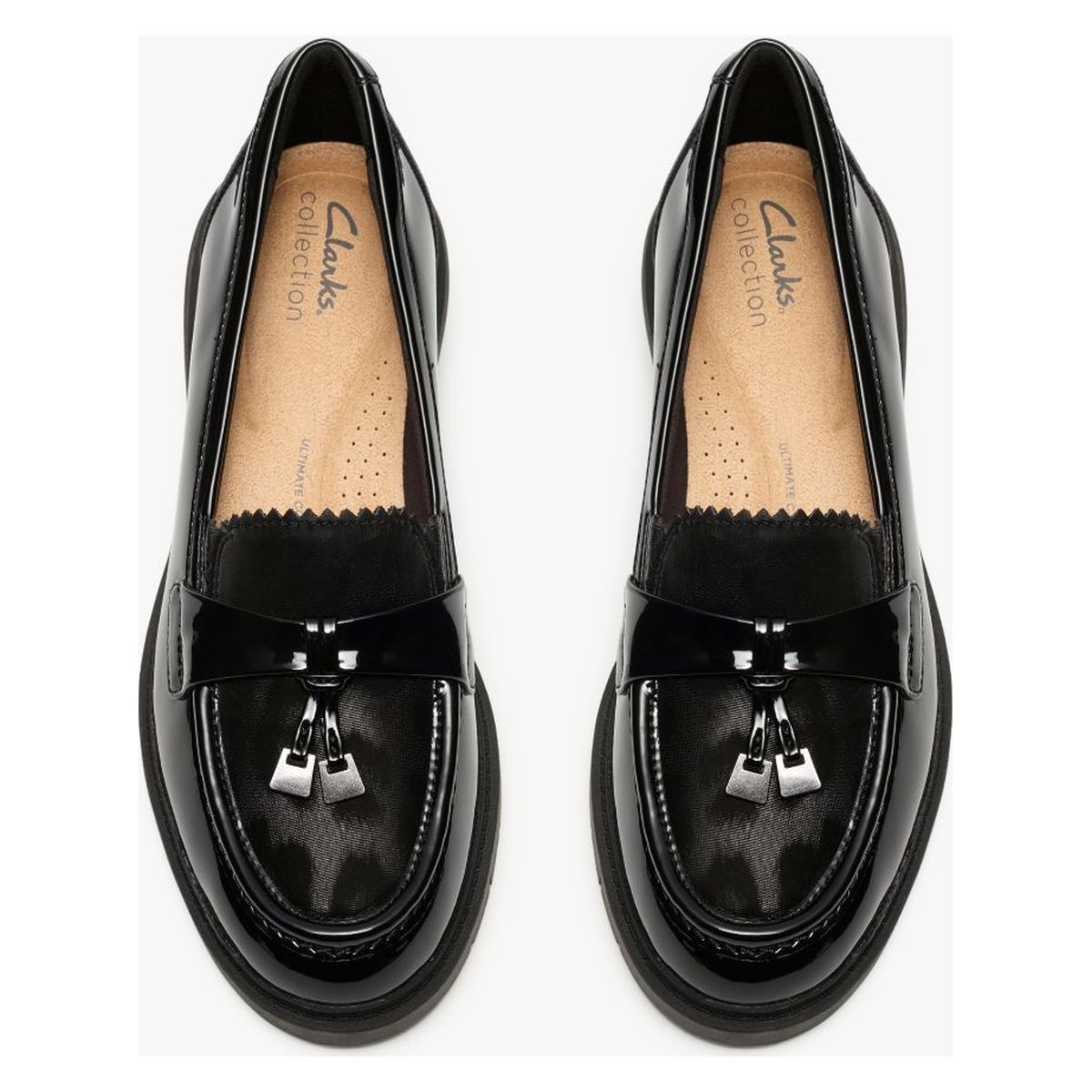 Clarks Women's Westlynn Bella Loafers - Black Patent