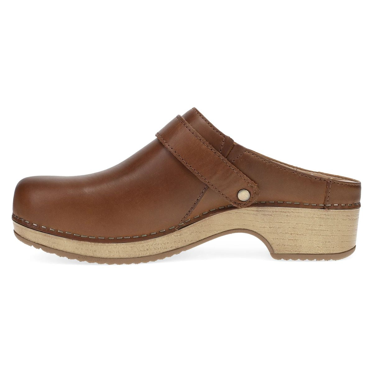 Dansko Baylor Backless Women's Clog in Oiled Tan